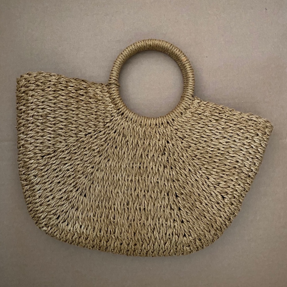 STRAW HANDBAG